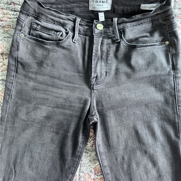 Frame 28 Jeans Le Skinny de Jeanne Stretch Charcoal - Picture 6 of 8